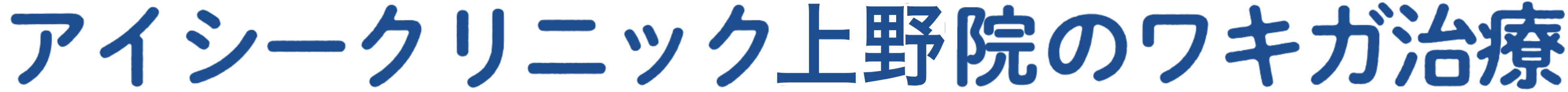 アイシークリニック上野院のワキガ治療